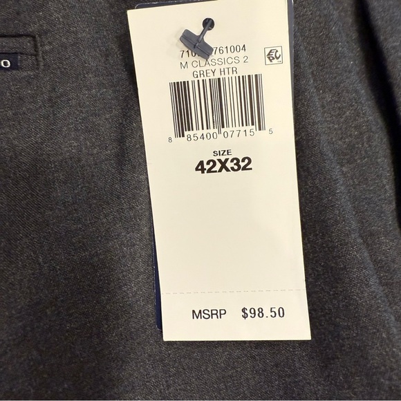 Polo Ralph Lauren Stretch Straight Fit Mens Pants Dark Gray Sz 42 X 32 NWT - Picture 4 of 10